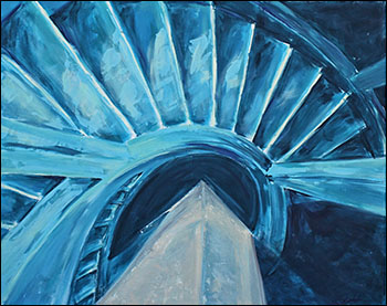 Matthew Sketch - Blue Stairs