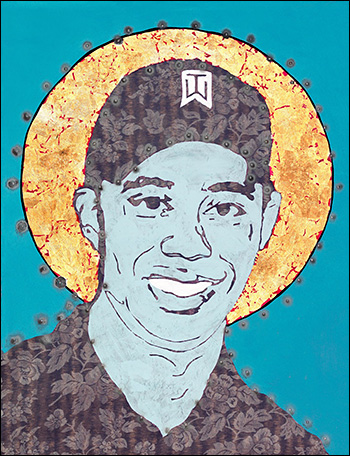 Artist Viktor Mitic - Tiger Woods